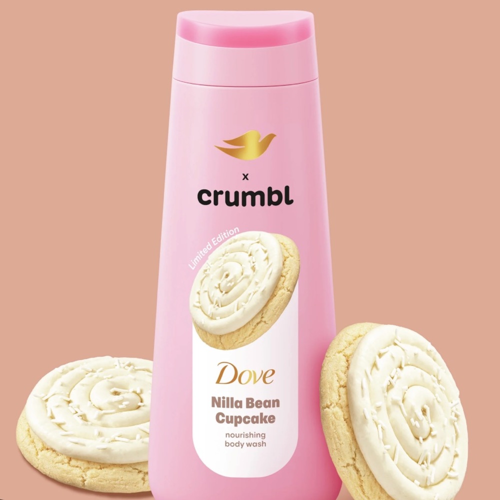 Price FIRM New Dove Crumbl Moisturizing Liquid Body Wash Nilla Bean Cupcake